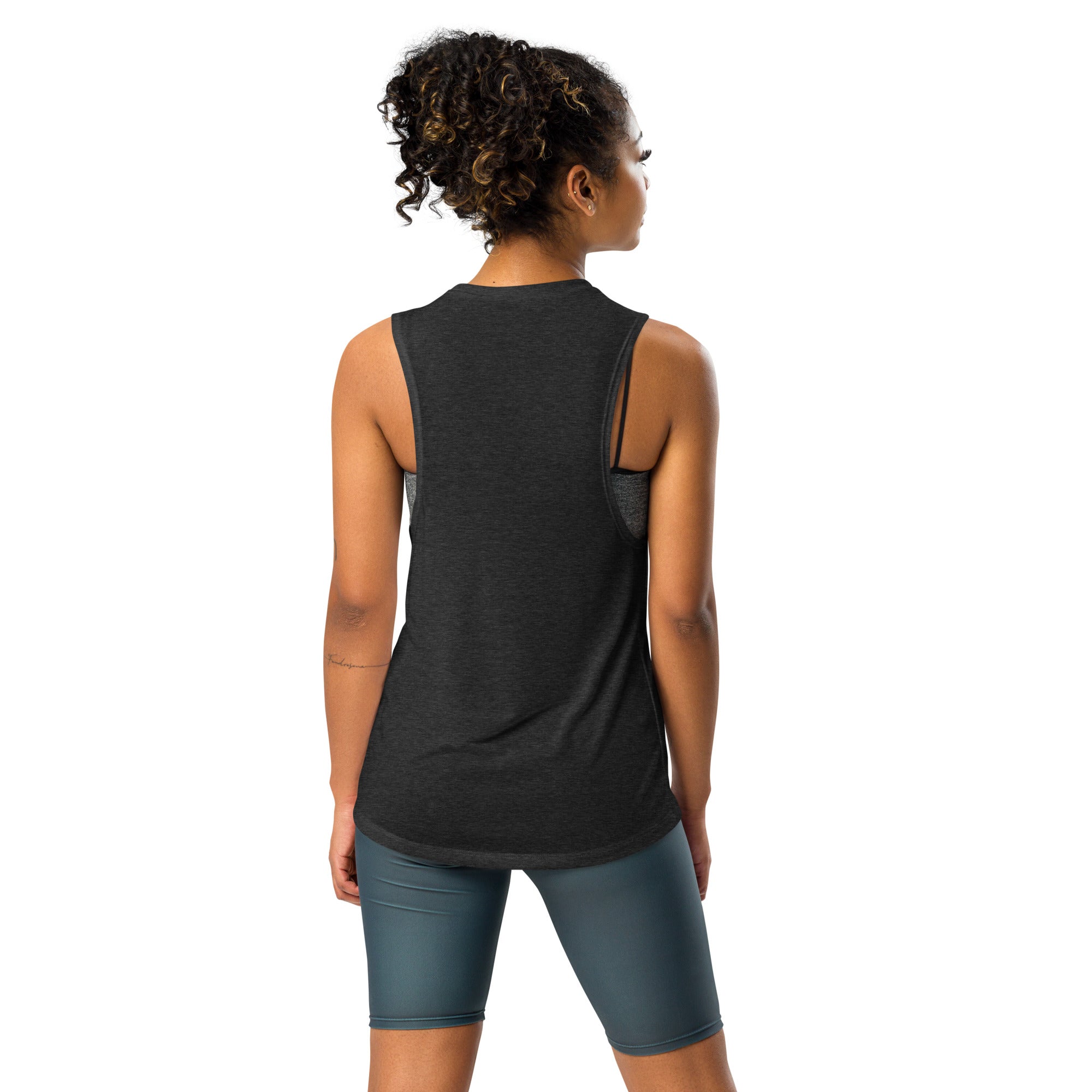 Wavy Flag Ladies’ Muscle Tank