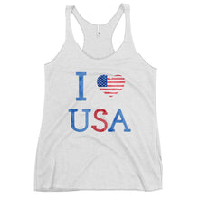 Load image into Gallery viewer, I Heart USA Women&#39;s Racerback Tank
