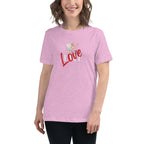 Love Over Hate Women's Relaxed T-Shirt