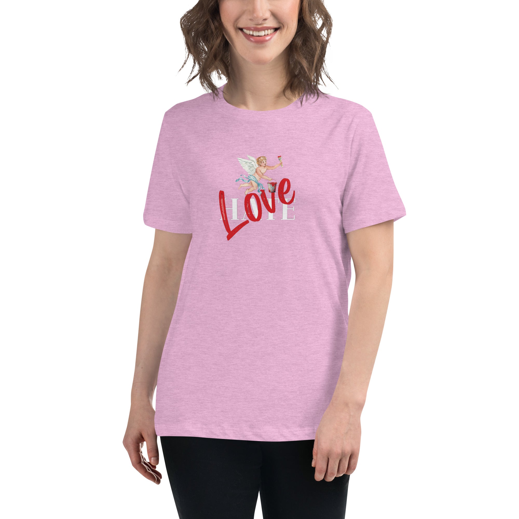 Love Over Hate Women's Relaxed T-Shirt