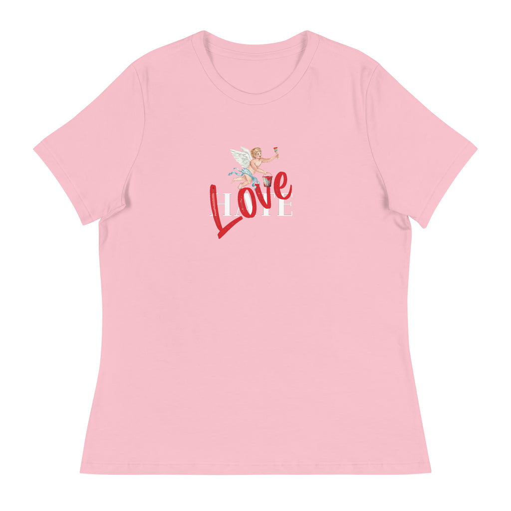 Love Over Hate Women's Relaxed T-Shirt