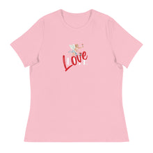 Load image into Gallery viewer, Love Over Hate Women&#39;s Relaxed T-Shirt
