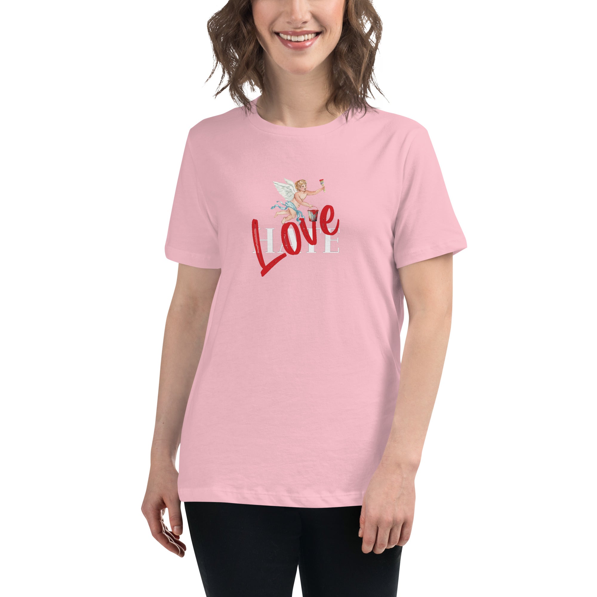 Love Over Hate Women's Relaxed T-Shirt