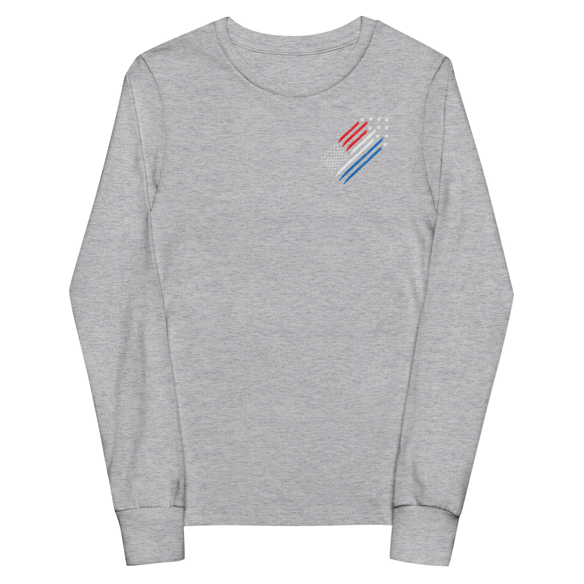 Flag Jet Trail Kids Long sleeve tee