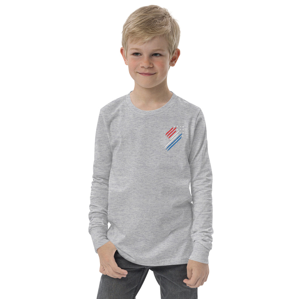 Flag Jet Trail Kids Long sleeve tee