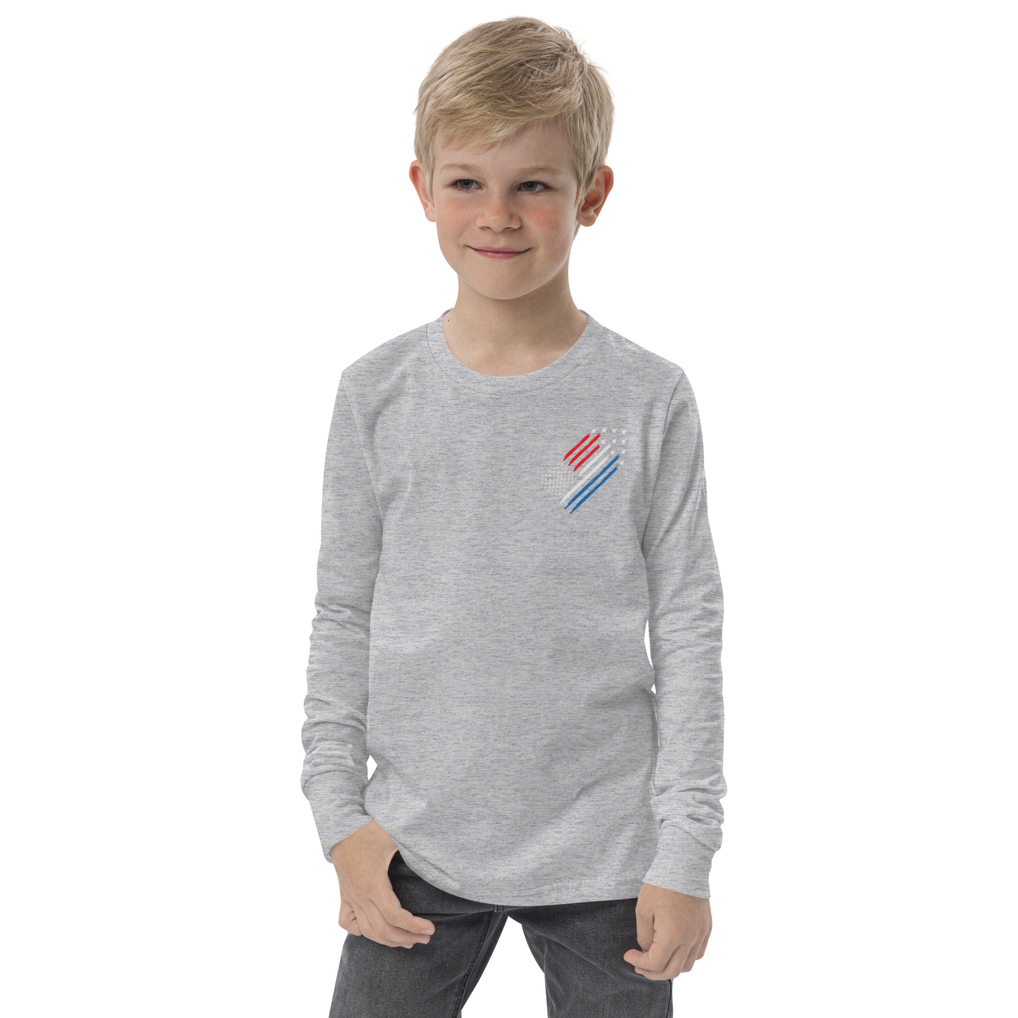 Flag Jet Trail Kids Long sleeve tee