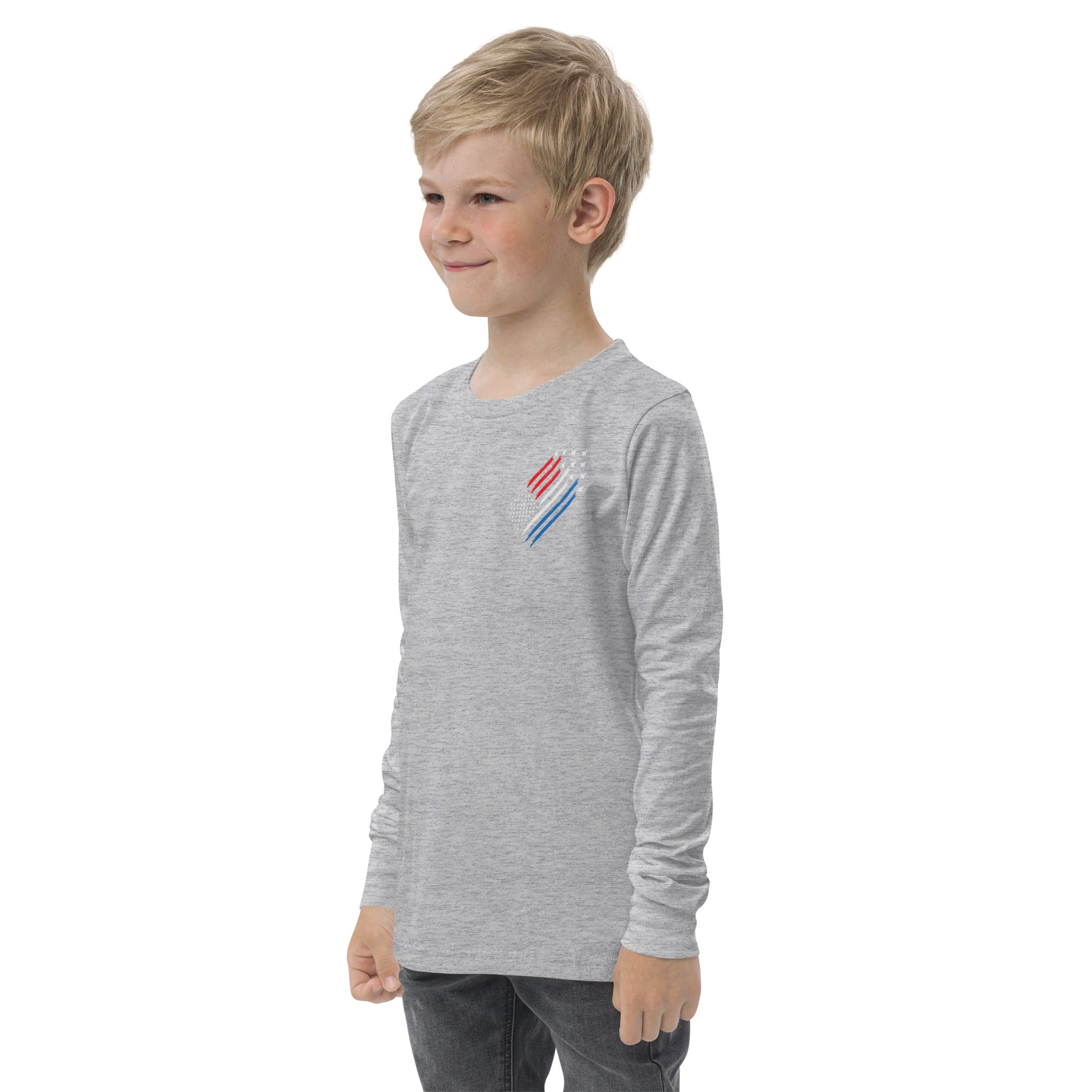 Flag Jet Trail Kids Long sleeve tee