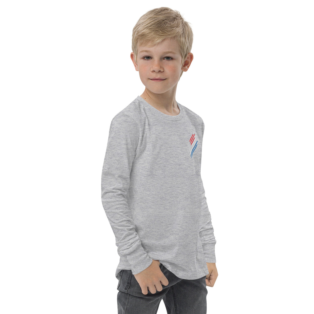 Flag Jet Trail Kids Long sleeve tee