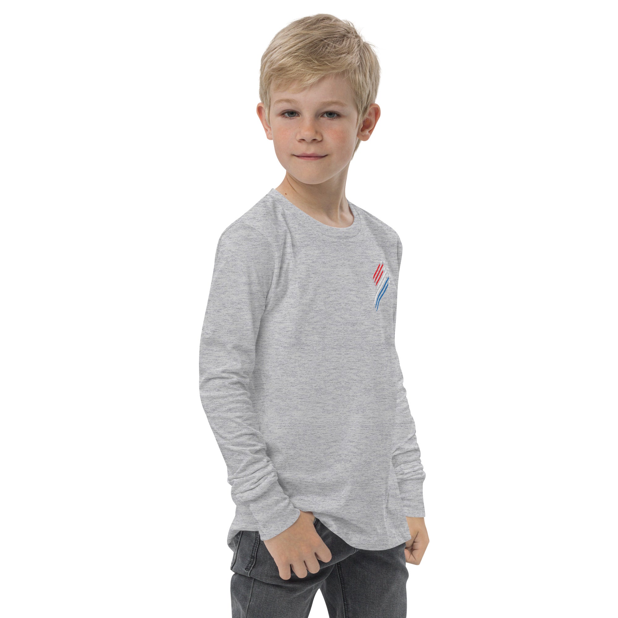 Flag Jet Trail Kids Long sleeve tee