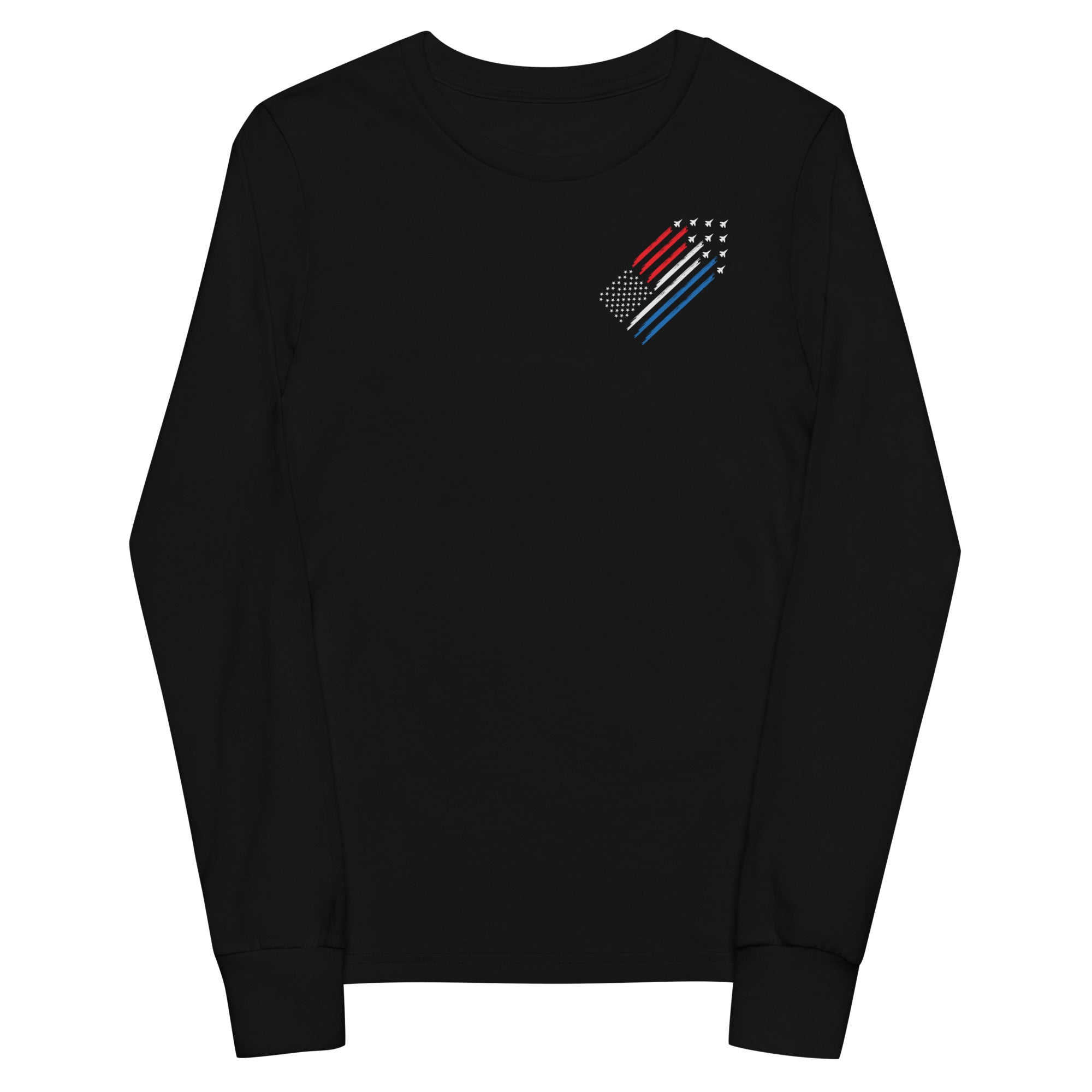 Flag Jet Trail Kids Long sleeve tee