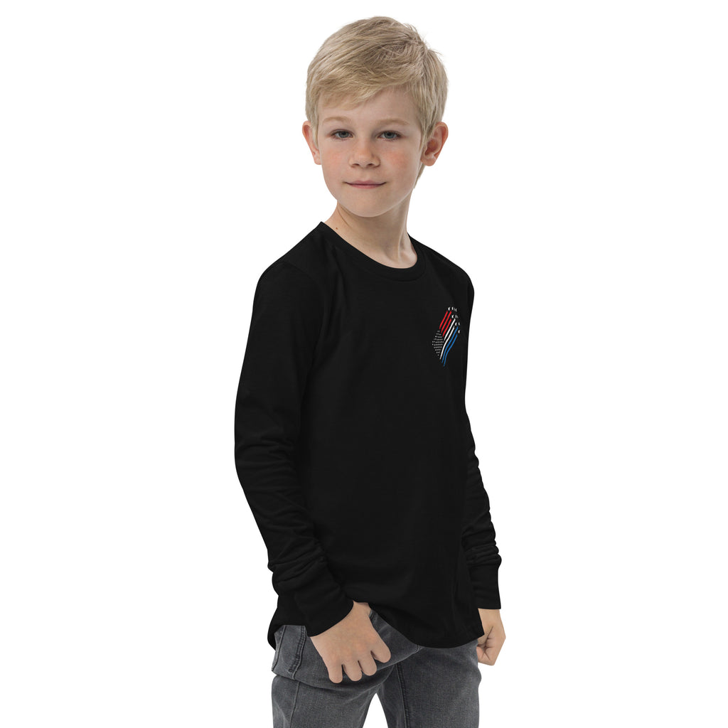 Flag Jet Trail Kids Long sleeve tee